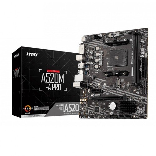 Msi Motherboard A520m-A Pro Ddr4 Ryzen